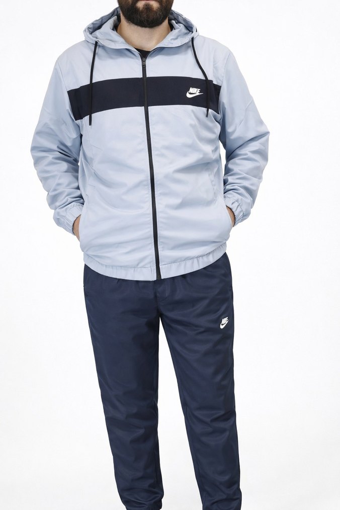 Gri Kapüşonlu ve Siyah Eşofman Altı Takımı - Görsel 3