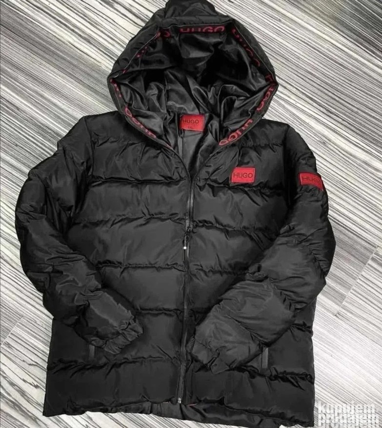 HUGO Siyah Kısa Erkek Mont - Görsel 3