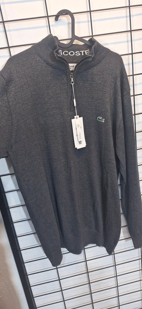 Gri Erkek Fermuarlı Sweatshirt - Görsel 3