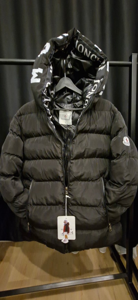 Moncler Erkek Siyah Fermuarlı Kısa Mont - Görsel 3