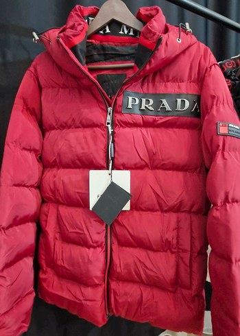 Kırmızı Fermuarlı Erkek Mont - Görsel 3