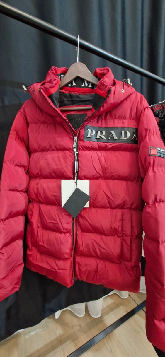 Kırmızı Fermuarlı Erkek Mont - Görsel 3