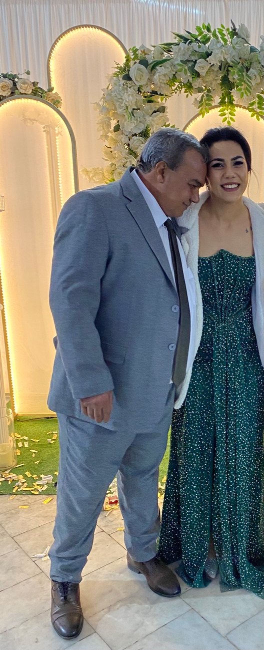 Yeşil Parlak Drapeli Uzun Abiye Elbise - Görsel 3