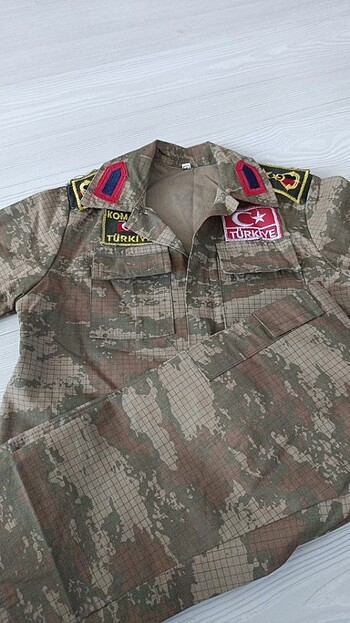 24-36 Ay Beden Çocuk asker kıyafeti
