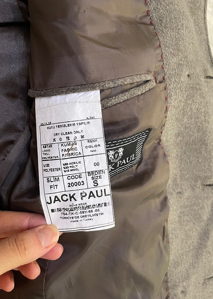 Kaşe erkek mont - Görsel 5