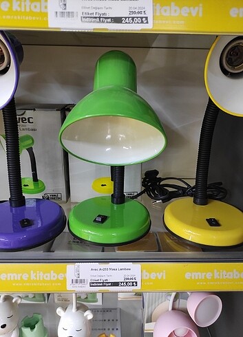 Beden Çalışma Masa Lambası