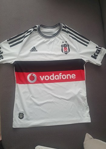 Beşiktaş Beyaz Erkek çocuk Kısa Kollu Forma