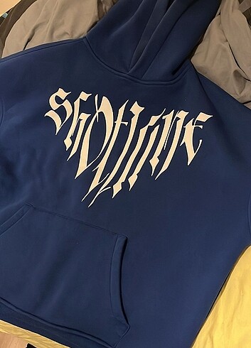 Shotline Reverse Sharp Lacivert Hoodie 
