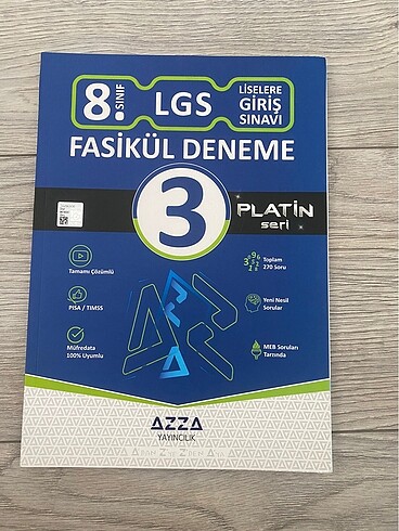 Azza Yayınları 8.sınıf genel deneme