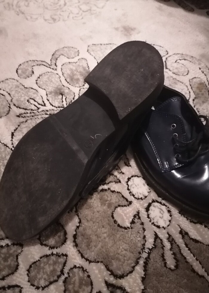 Bayan lacivert kundura - Görsel 3