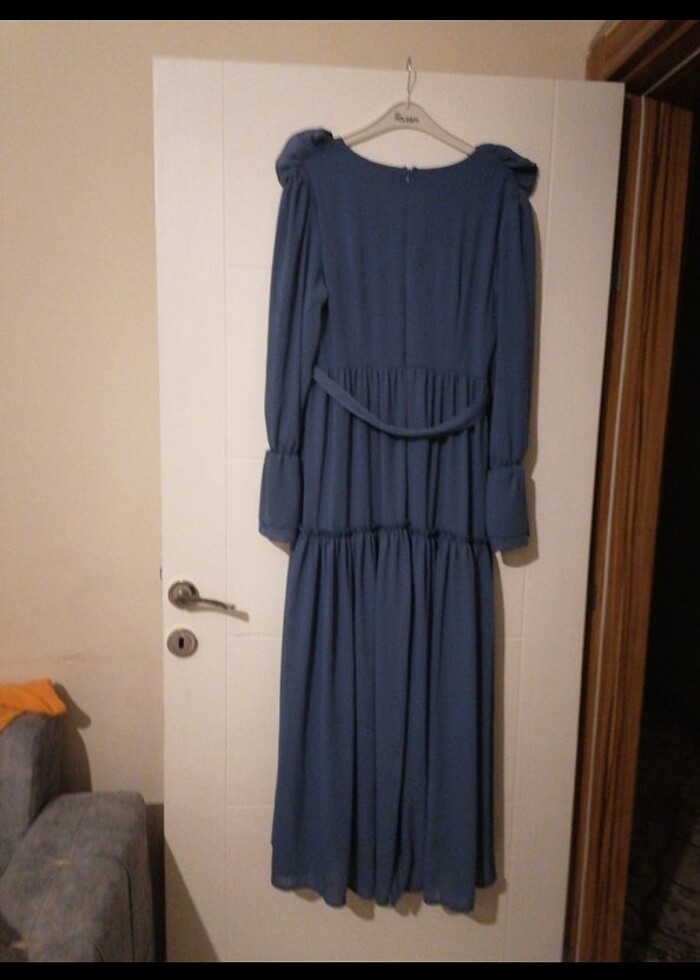 Şifon elbise - Görsel 3