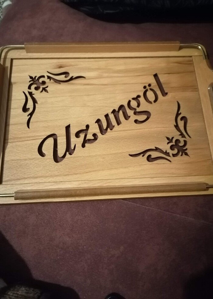 Ahşap tepsi - Görsel 2