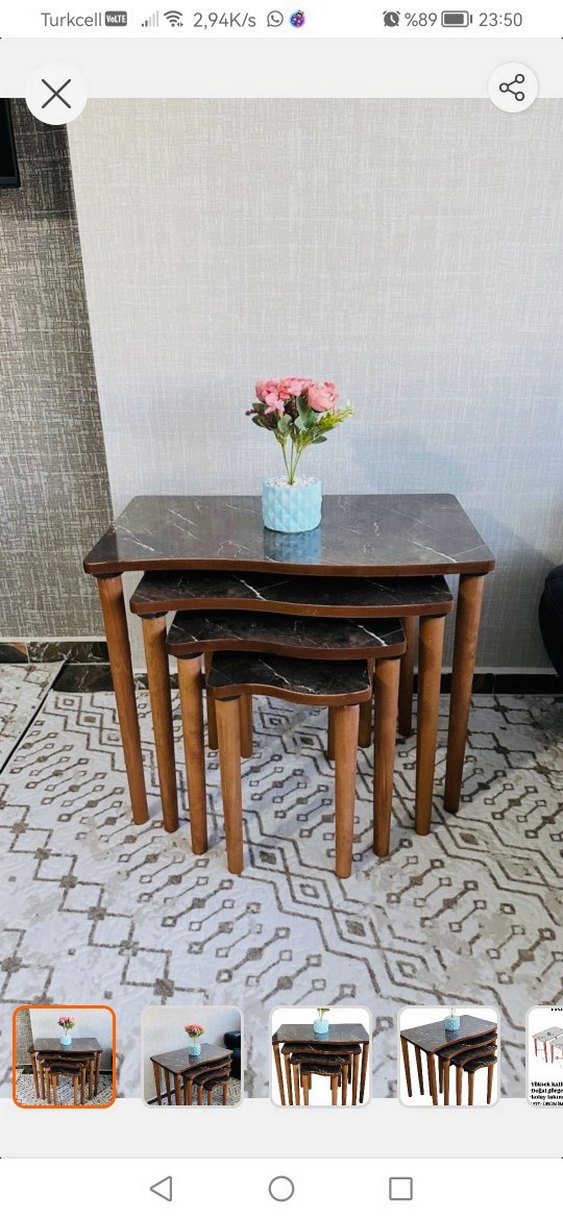 Ahşap Dekoratif Ayak Seti - Görsel 3