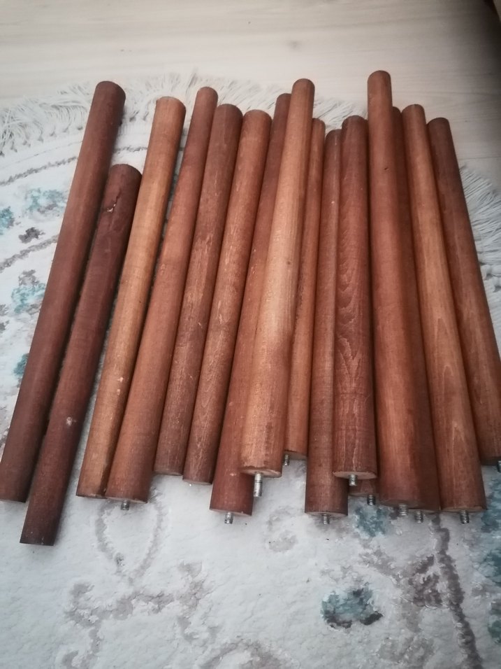 Ahşap Dekoratif Ayak Seti - Görsel 2