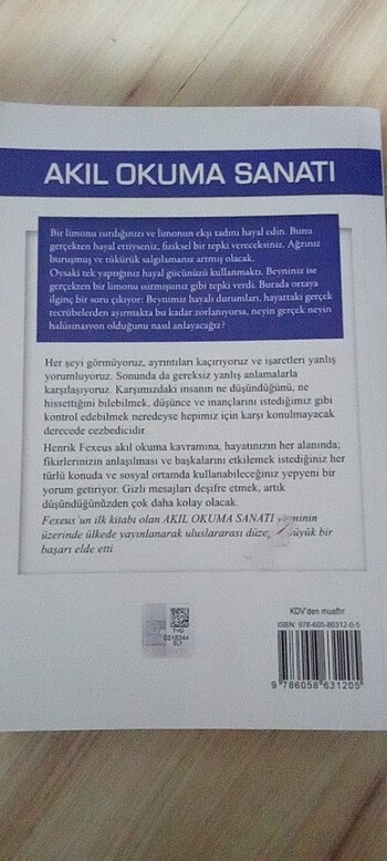  Akıl okuma sanatı henrik fexeus temiz kullanilmamis