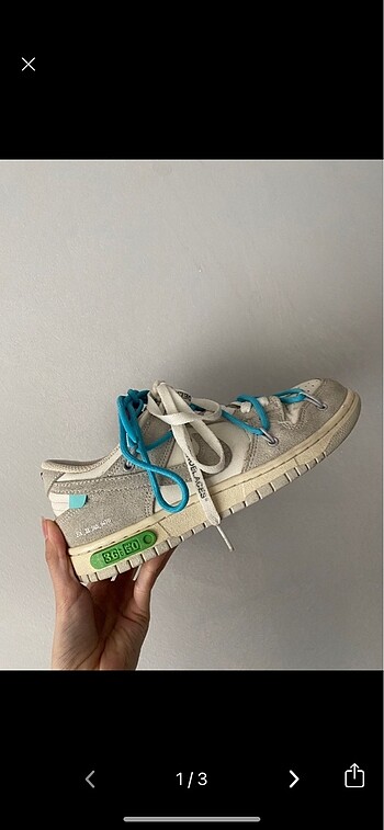 Nike Off white nike dunk ayakkabı