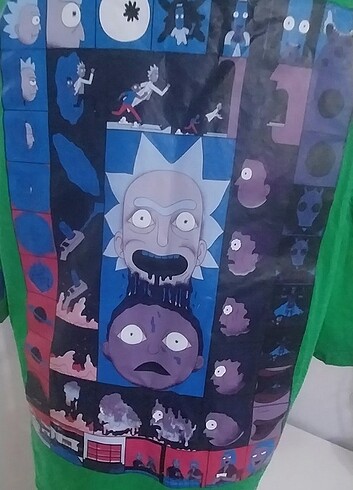 m Beden Mavi tişört unisex.
