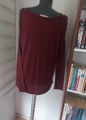 m Beden bordo Renk Lcw kadin bluz