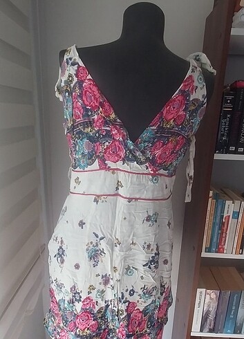 xl Beden beyaz Renk Yazlık elbise