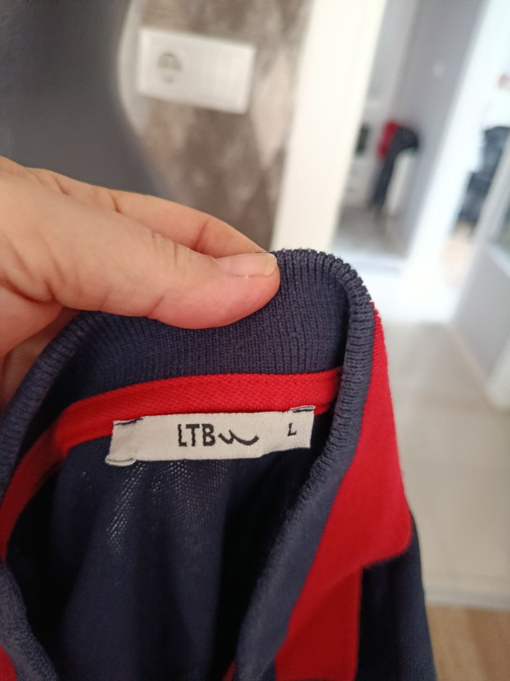 Düğmeli Lacivert Erkek Polo Tişört - Görsel 4