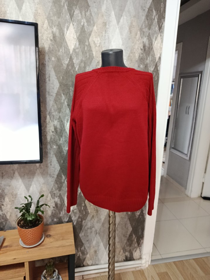 Triko Yuvarlak Yaka Kazak - Görsel 4