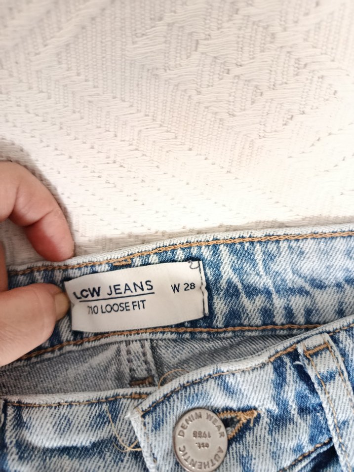 Mavi Erkek Bol Kesim Denim Pantolon - Görsel 4