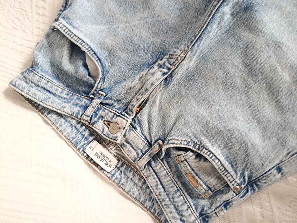 Mavi Erkek Bol Kesim Denim Pantolon - Görsel 5