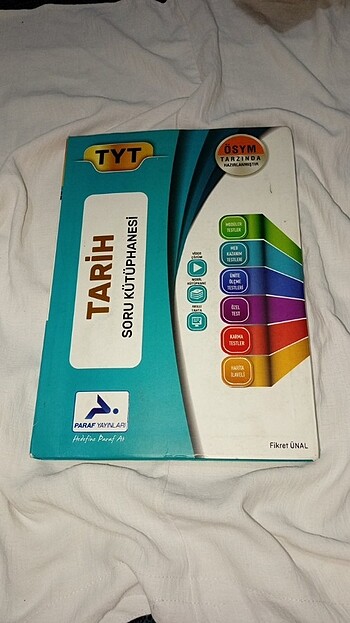 TYT Tarih paraf yayınları test kitabı, 2025 ösym