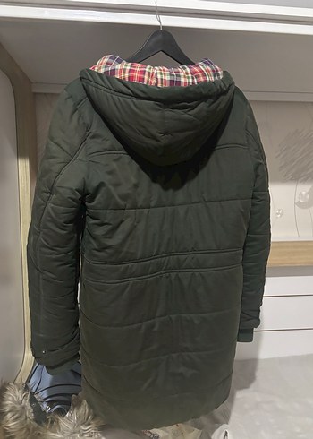 m Beden mavi kadın kışlık mont
