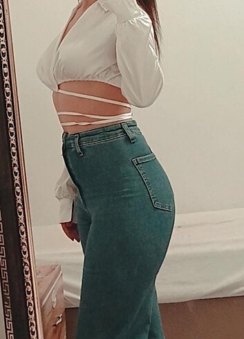 Crop gömlek 