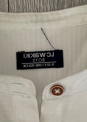 LC Waikiki Düğmeli Beyaz Erkek Gömlek