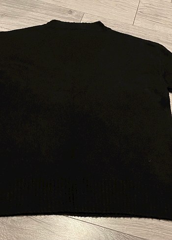 Siyah Kadın Kazak - Görsel 2