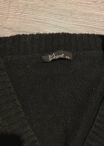 Siyah Kadın Kazak - Görsel 3