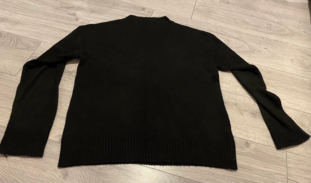 Siyah Kadın Kazak - Görsel 2