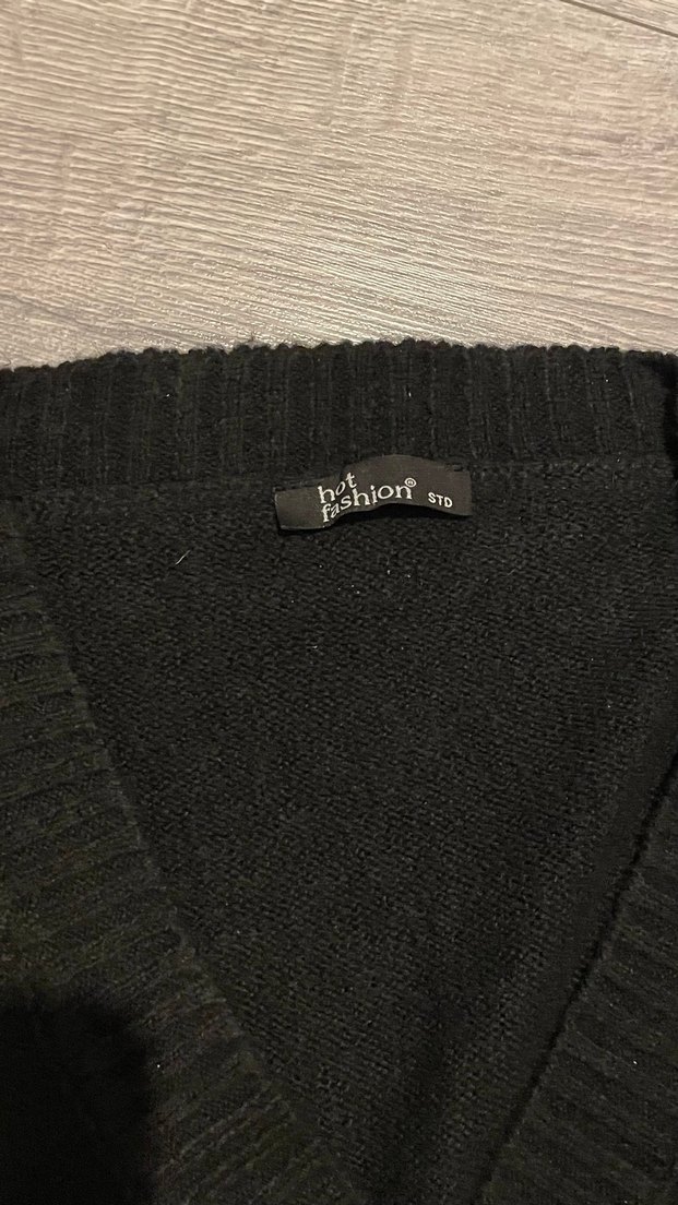 Siyah Kadın Kazak - Görsel 3