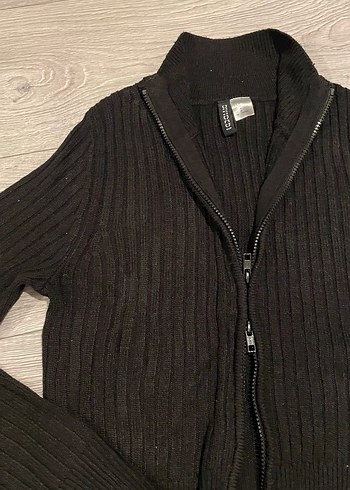 Siyah Fitilli Kadın Kazak - Görsel 3