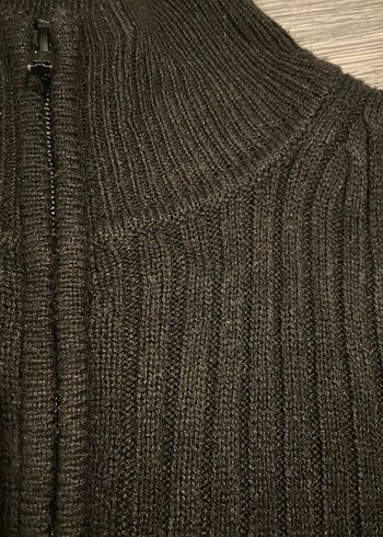 Siyah Fitilli Kadın Kazak - Görsel 5