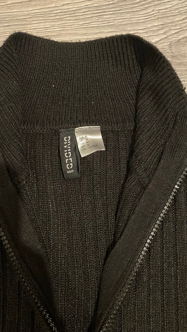 Siyah Fitilli Kadın Kazak - Görsel 2