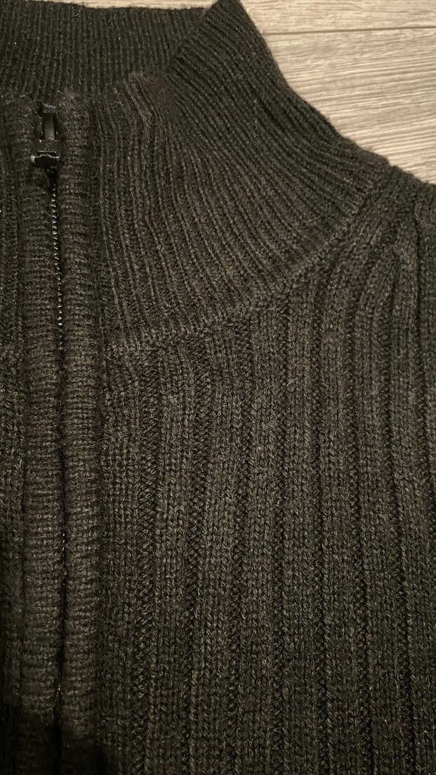 Siyah Fitilli Kadın Kazak - Görsel 5