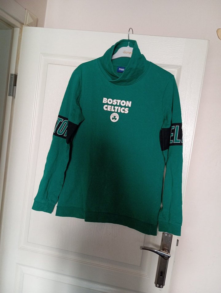 Boston Celtics Baskılı Erkek Çocuk Sweatshirt - Görsel 2