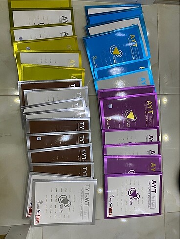 345 all star + kolej kitapları + deneme