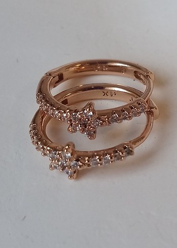 Accessorize Altın Renkli Yıldız Taş Çelik Kadın Küpeler