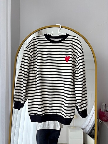Çizgili Sweatshirt