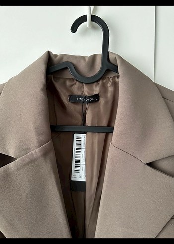 s Beden Kahverengi Trendyol Kadın Blazer Ceket
