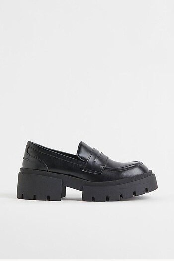 H&M siyah loafer ayakkabı