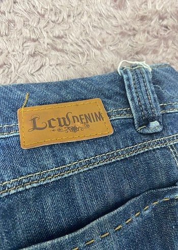 Kadın Geniş Kesim Midi Kot Pantolon - Görsel 4