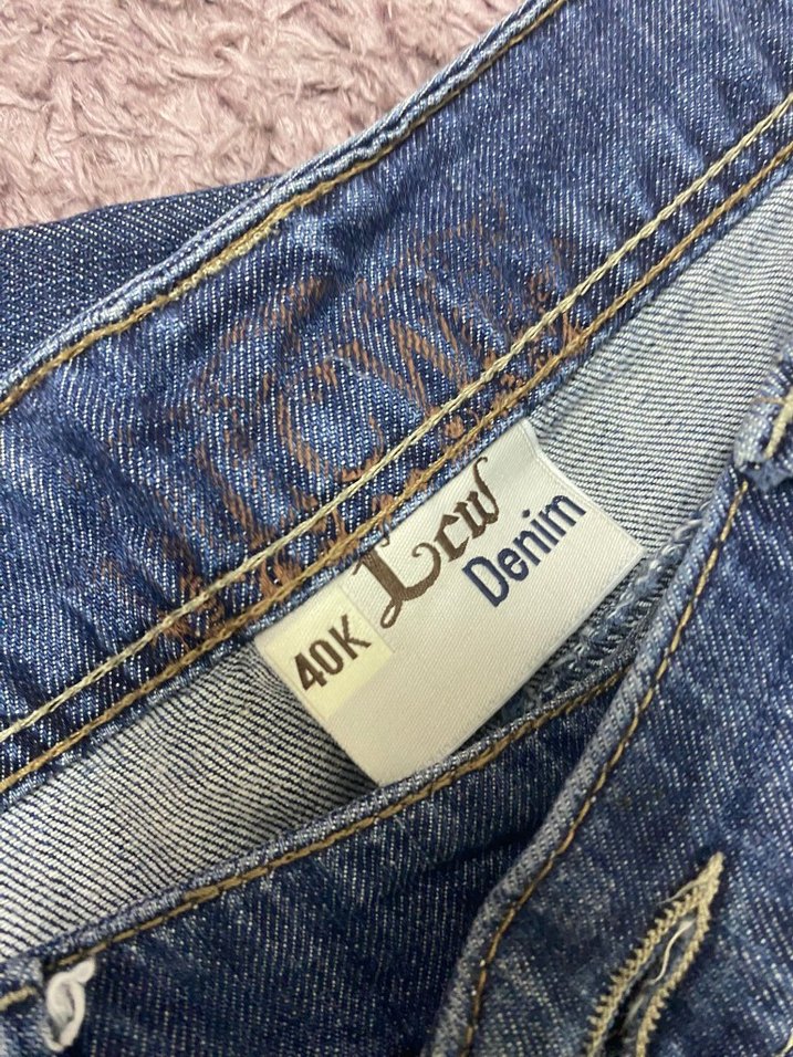 Kadın Geniş Kesim Midi Kot Pantolon - Görsel 5