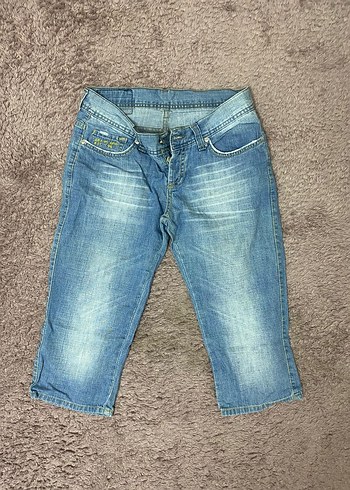 düşük bel vintage jorts - Görsel 2