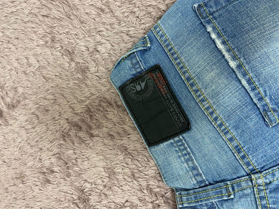 düşük bel vintage jorts - Görsel 4