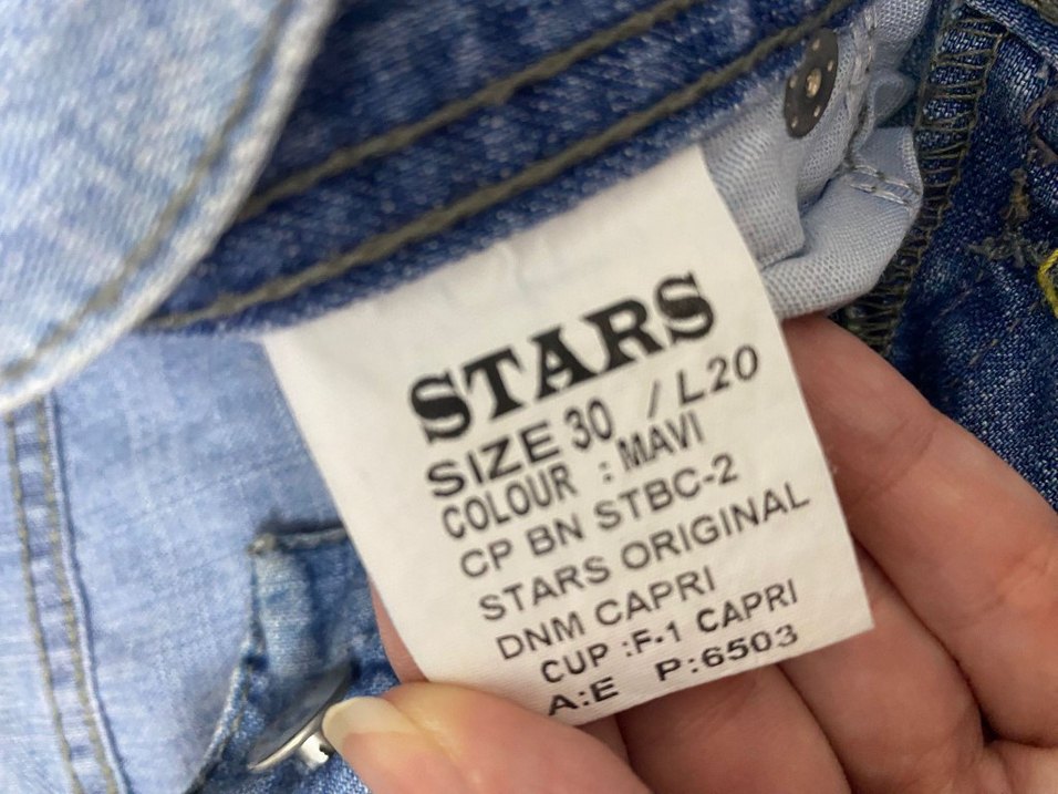 düşük bel vintage jorts - Görsel 5